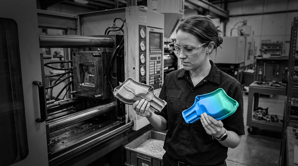 identifying quality issues in injection molding